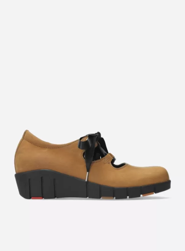 Hielspoor | Veterschoenen<Wolky Boston camel nubuck